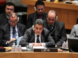 El canciller libio Mohammed al Dairi afirmó que su país necesita la ayuda de la comunidad internacional. EFE / D. Berkowitz