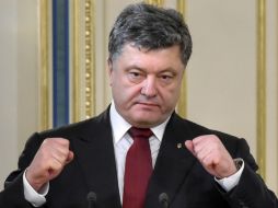 Petró Poroshenko asegura que no legitimará el contingente militar ruso de miles de efectivos en territorio ucraniano. AP / M. Lazarenko