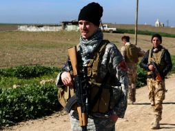 El combatiente estadounidense Brett regresa a Iraq movido por un versículo de la Biblia. Según él, el apocalipsis se acerca. AFP / S. Hamed