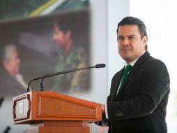 Según el gobernador las organizaciones delictivas son este desafío al que hacen frente los soldados día con día. ESPECIAL /