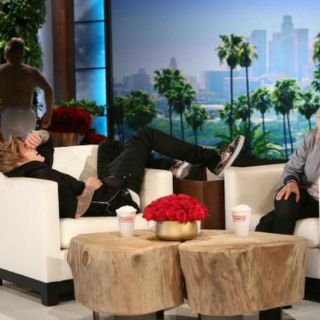 Justin Bieber sufre tremendo susto con Ellen DeGeneres