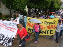 Los maestros se retiraron advirtiendo que continuarán el plantón y apoyando a los padres de los 43 normalistas. NTX / ARCHIVO