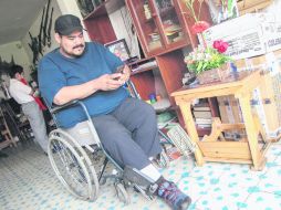 Araña 'violinista'.Ya pasaron cinco meses y Héctor Manuel González todavía se recupera de las cinco mordeduras en sus piernas.  /