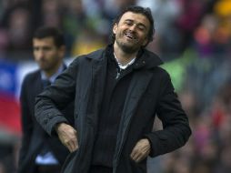 Luis Enrique señala que en el segundo tiempo, los culés no mostraron el mejor momento individual y colectivo. EFE / A. García