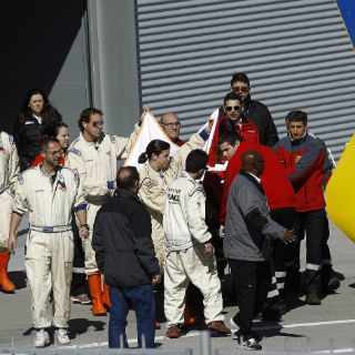 Fernando Alonso, hospitalizado tras accidente en Montmeló