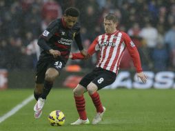 Liverpool le gana a Southampton durante la Liga Premier Inglesa. AP / T. Ireland