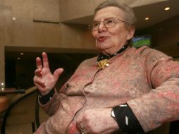 La crítica e historiadora de arte Raquel Tibol. EL INFORMADOR / ARCHIVO