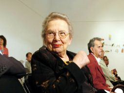 Raquel Tibol, publicó más de 30 libros que son fuente de consulta para los interesados en el arte mexicano y latinoamericano. NTX / ARCHIVO