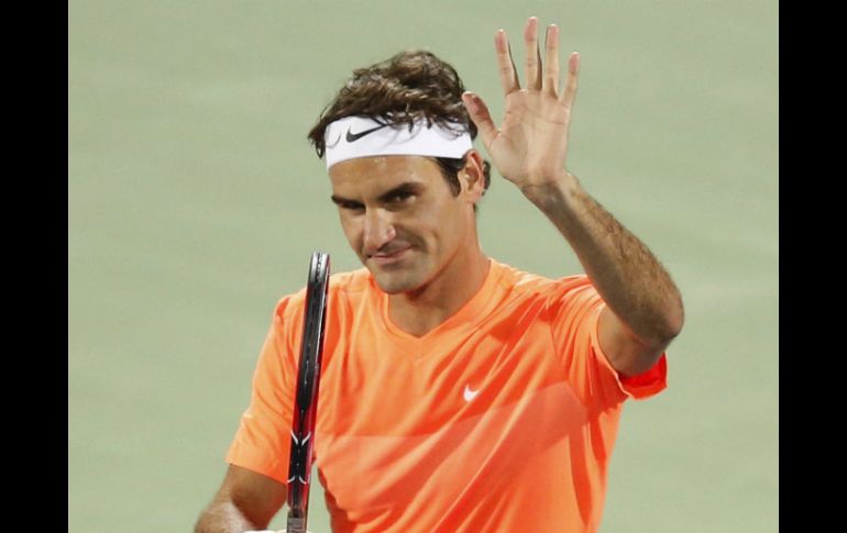 Roger Federer necesitó menos de una hora para liquidar a su rival. EFE / A. Haider