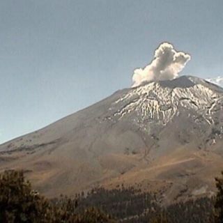 El Popocatépetl emite 154 exhalaciones en las últimas 24 horas