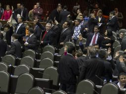 Las diferencias entre las tres principales fuerzas políticas en la Cámara de Diputados impide que haya avance. NTX / ARCHIVO