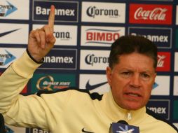 Peláez manifestó estar contento con el accionar de las Águilas. NTX / ARCHIVO