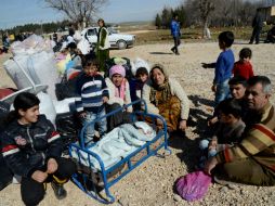 Kobane, que tenía una población de 200 mil personas antes de la ofensiva yihadista, quedó prácticamente vacía. AFP / I. Akengin
