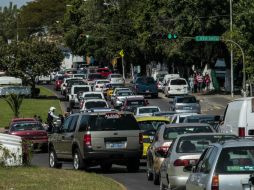 Federalismo es una de las vías que automovilistas han empezado a tomar, debido al cierre en Alcalde. EL INFORMADOR / F. Atilano