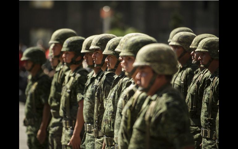 Al área de Defensa Nacional se le destinó 22% del gasto federal en seguridad en 2013. EL INFORMADOR / ARCHIVO