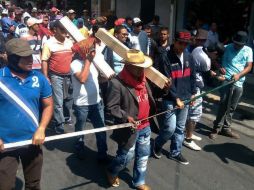 Los cetegistas advierten que continuarán con su demanda de que se derogue la reforma educativa. EFE / J. L. De la Cruz
