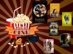 Estos son los estrenos de la semana, conócelos y arma tu Plan de Cine. EL INFORMADOR /