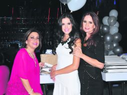 Anfitrionas. Maty Leaño, Dany Rubio y Mariana Urrea. EL INFORMADOR / C. Santana