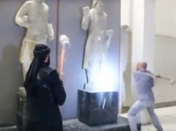 Justifican este acto asegurando que los pueblos de la antigüedad adoraban a ídolos 'en vez de a Alá'. ESPECIAL / YouTube