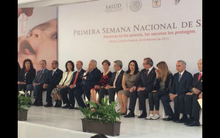 Autoridades acudieron al cierre de la primera Semana Nacional de Salud. TWITTER / @SSalud_mx