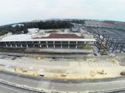 La romodelación del Autódromo Hermano Rodríguez se calcula terminada en 50%. ESPECIAL / CIE