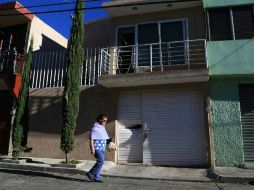 Vista de la casa ubicada en la calle de José Araizabal en la ciudad de Morelia, donde presuntamente se ocultaba ''La Tuta''. EFE / L. Granados