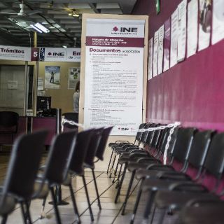 Módulos del INE lucen vacíos