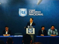 Padilla Camacho hizo un llamado a todos los miembros de Acción Juvenil a dar una gran batalla. TWITTER / @EverardoPadilla