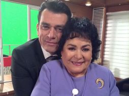 Ambos trabajan en la telenovela de 'Mi Corazón es tuyo'. FACEBOOK / Carmen Salinas Oficial