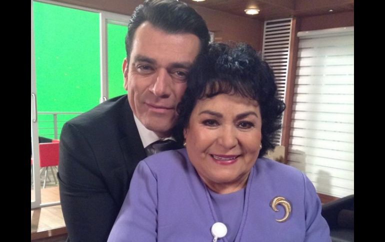 Ambos trabajan en la telenovela de 'Mi Corazón es tuyo'. FACEBOOK / Carmen Salinas Oficial