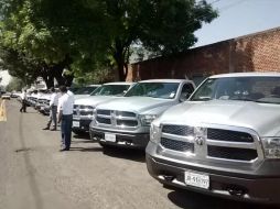 Autoridades informan que para la compra de estos vehículos se invirtieron 45.5 MDP. EL INFORMADOR /