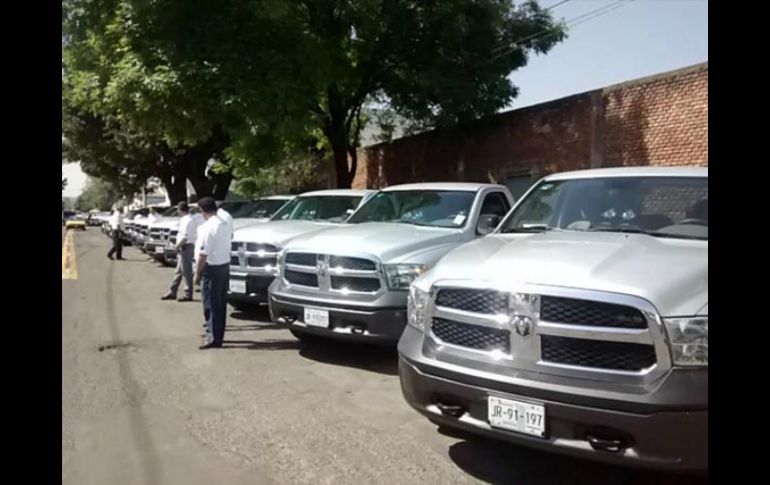 Autoridades informan que para la compra de estos vehículos se invirtieron 45.5 MDP. EL INFORMADOR /