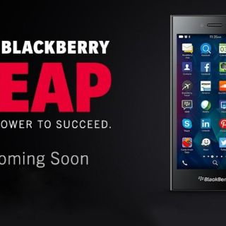 BlackBerry presenta su teléfono inteligente Leap