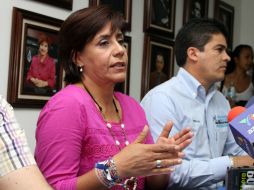 La candidata al gobierno de Michoacán dijo que ''el juicio de la 'La Tuta' debe ser inminente y sus actos no deben quedar impunes''. NTX / ARCHIVO