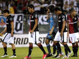 El próximo juego de los rojinegros en la Copa Libertadores será en el estadio Jalisco ante Colo Colo, el 7 de abril. AFP / C. Reyes