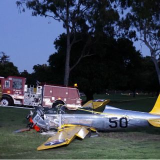 Captan caída de avioneta de Harrison Ford