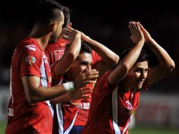 La anotación para el histórico triunfo del tiburón fue de Édgar Andrade. MEXSPORT / L. Monroy