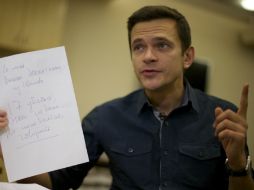 Ilya Yashin, aliado de Nemtsov en la oposición, espera que se trate realmente de los culpables. AP / I. Sekretarev
