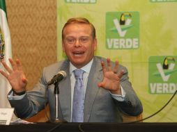 El coordinador de la fracción Verde en San Lázaro agrega que el gran pecado de su partido es no olvidarse de la gente que los eligió. NTX / ARCHIVO