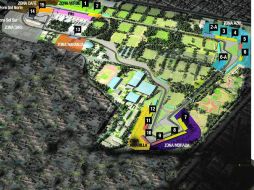 En la zona verde, la más costosa, se tendrá una vista inmejorable de la recta principal y los pits. EL INFORMADOR /