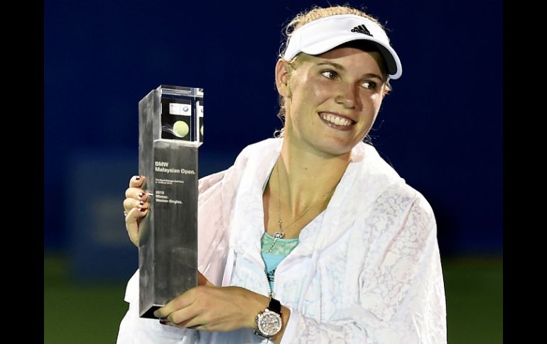 La ex número uno consiguió su primer título de la temporada. AFP / M. Vatsyayana