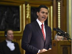 El Presidente Enrique Peña Nieto realizó una visita de Estado al Reino Unido en días pasados. AFP / ARCHIVO