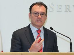 Videgaray adelanta que para enfrentar este escenario habrá más ajustes al presupuesto en 2016. NTX / ARCHIVO