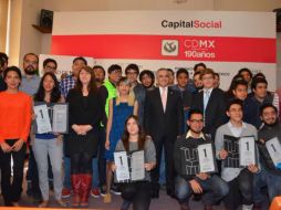 El jefe de gobierno del DF se comprometió a brindar apoyo necesario para que los proyectos ganadores se concreten. TWITTER / @ManceraMiguelMX