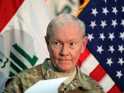 ''No podemos alcanzar la victoria si no acabamos con su ideología'', sentenció el jefe del Estado Mayor de EU, Martin Dempsey. AFP / S. Arar