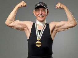 Charles es poseedor del título mundial Strenflex. FACEBOOK / Dr Charles Eugster