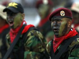 La Fuerza Armada Nacional Bolivariana también subraya su ''irrestricta lealtad'' al presidente Nicolás Maduro. EFE / ARCHIVO