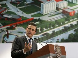 El Presidente destacó que la industria cervecera mexicana es una de las de mayor crecimiento en los últimos años. EFE / Presidencia de México