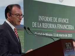 Videgaray explica que la depreciación del peso frente al dólar es un fenómeno global derivado del fortalecimiento de la moneda de EU. YOUTUBE / Gobierno de la República