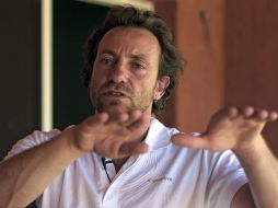 'No vi el choque, sólo lo escuché. La explosión', dijo el patinador Philippe Candeloro cuando rindió su declaración. AFP / J. Mabromata